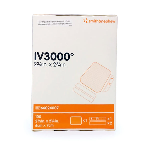 IV3000™ 1-Hand Peripheral Catheter Dressing, 2-3/8 x 2¾ Inch