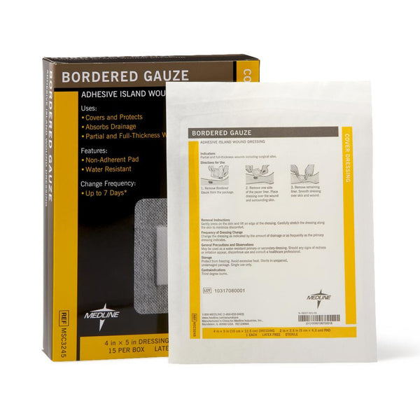 Medline Island Dressing, 4 x 5 Inch