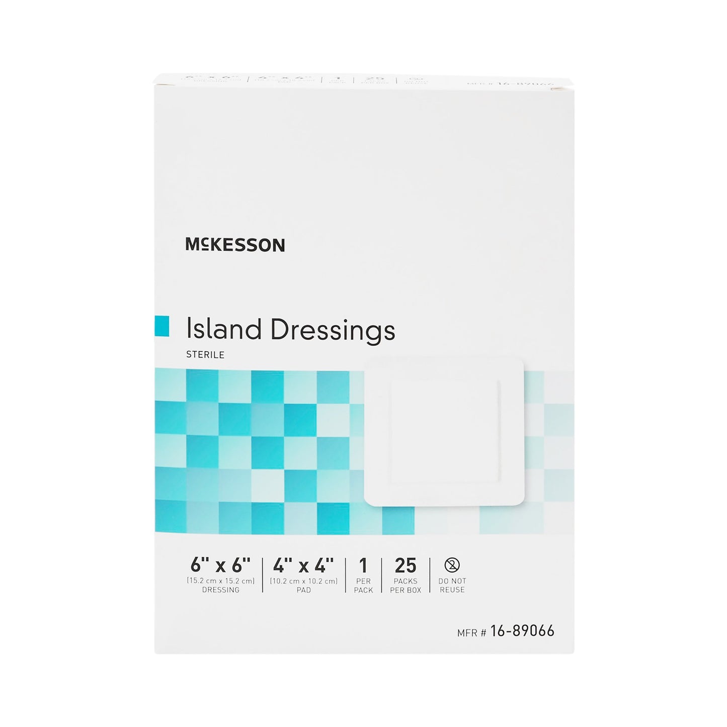 McKesson Adhesive Dressing, 6 x 6 Inch