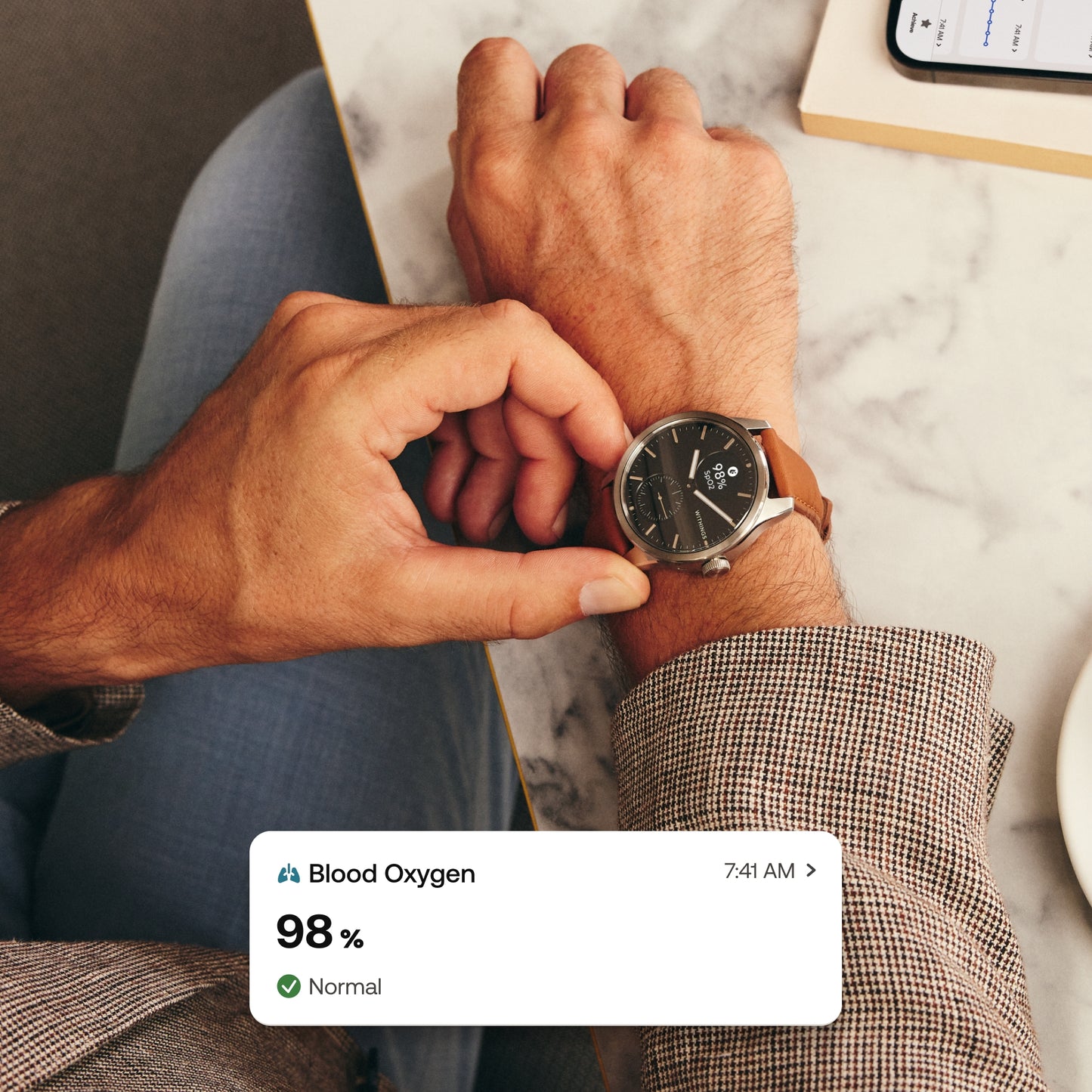 Withings ScanWatch 2 Smart Watch, 42mm, Black