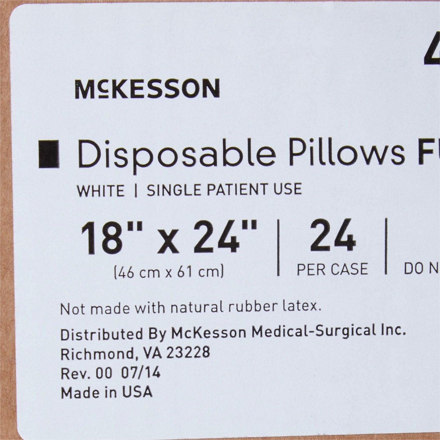 McKesson Disposable Bed Pillow