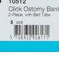 SenSura® Mio Click Ostomy Barrier, Trim to Fit 10 – 45 mm, Red Match