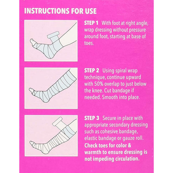 UnnaRite C™ Unna Boot with Calamine and Zinc Oxide, 3 Inch x 10 Yard