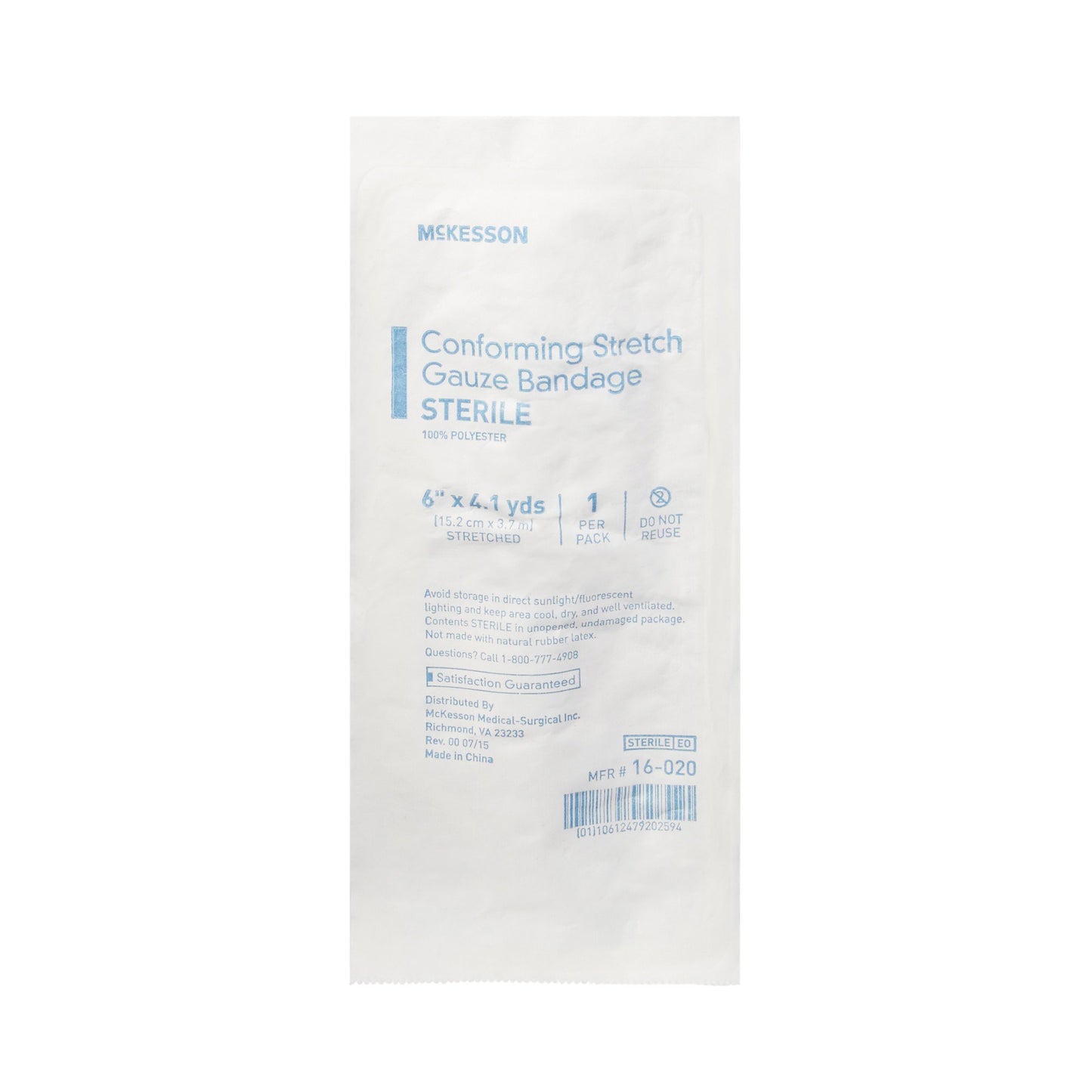 McKesson Sterile Conforming Bandage, 6 Inch x 4-1/10 Yard
