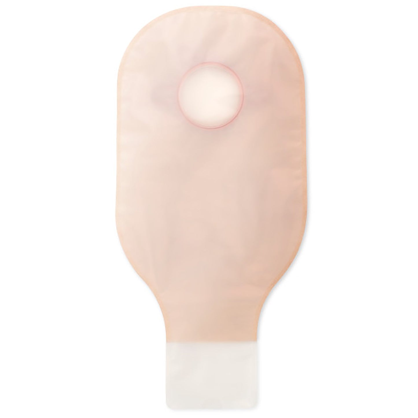 New Image™ Transparent Colostomy Pouch, Pre-cut to Fit 57 mm Stomas, Red Match