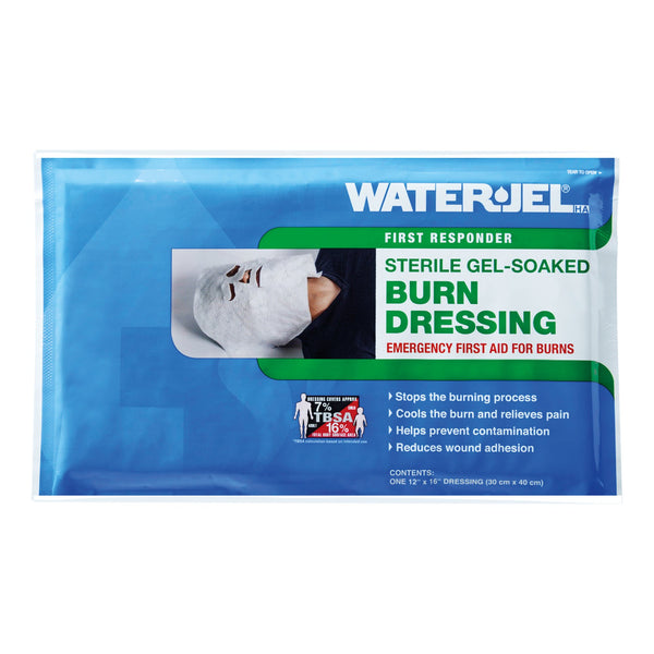 Water-Jel® First Responder Hydrogel Burn Dressing, 12 x 16 Inch