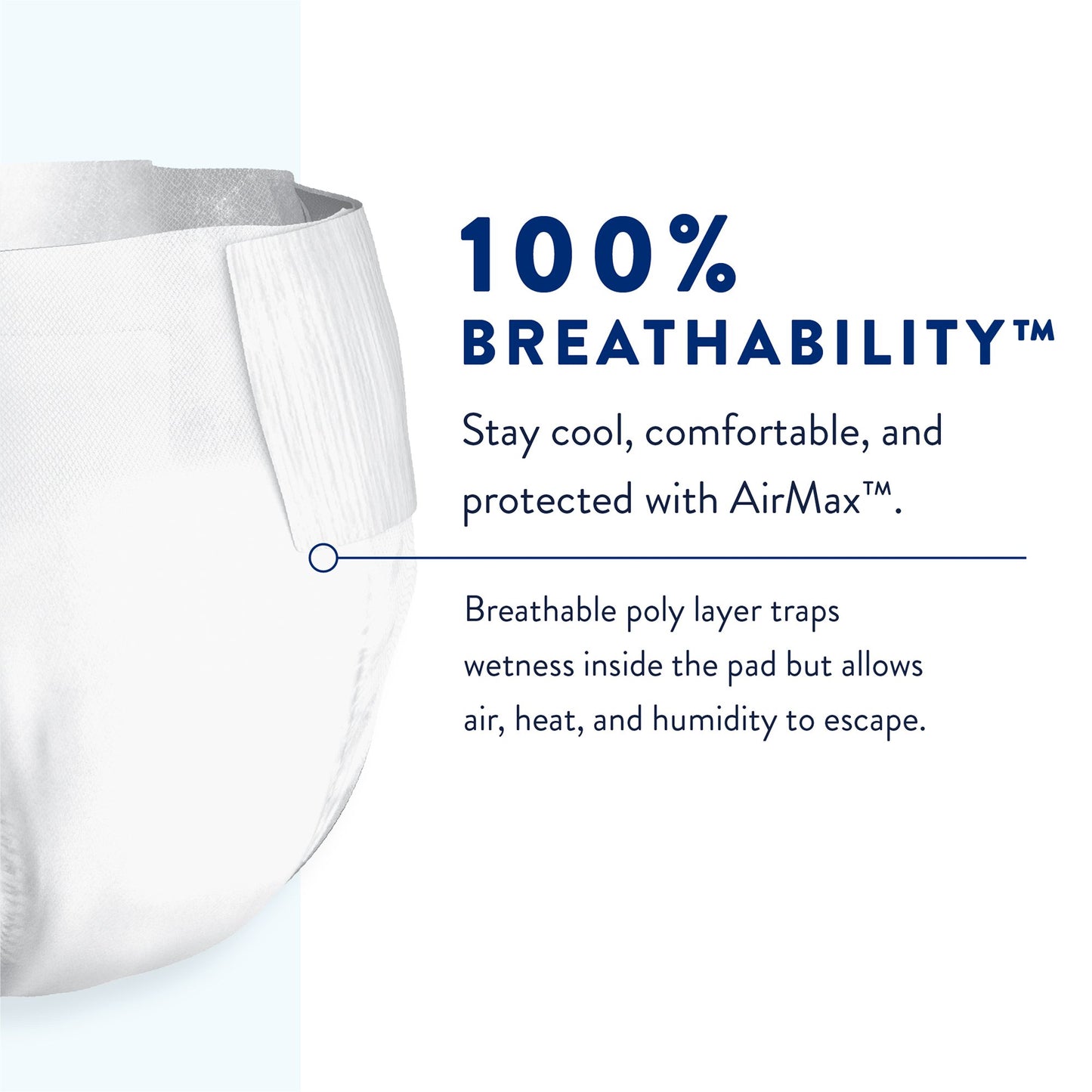 Prevail Air™ Stretchable Ultimate Plus Absorbency Briefs, Size 1