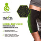 Green Drop™ Infused Compression Sleeve Elbow Support, Small/Medium