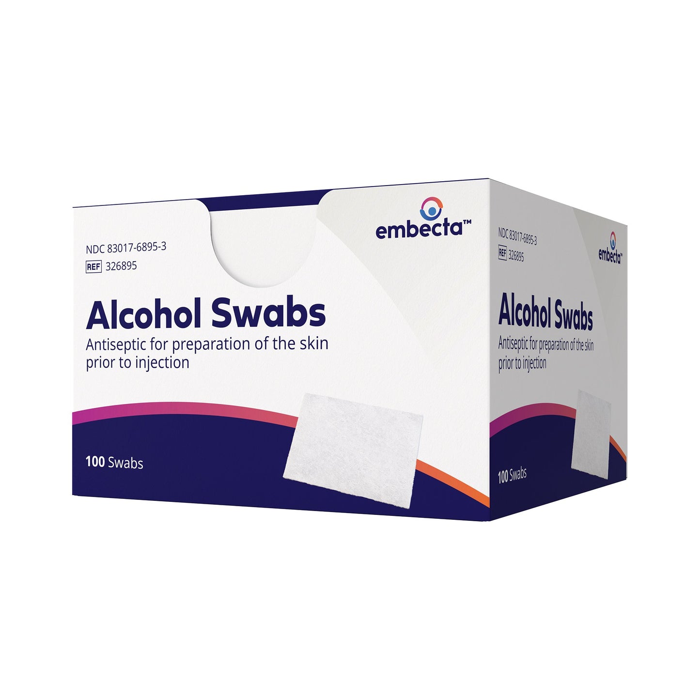 BD™ Alcohol Prep Pads, 3/4 x 1 Inch