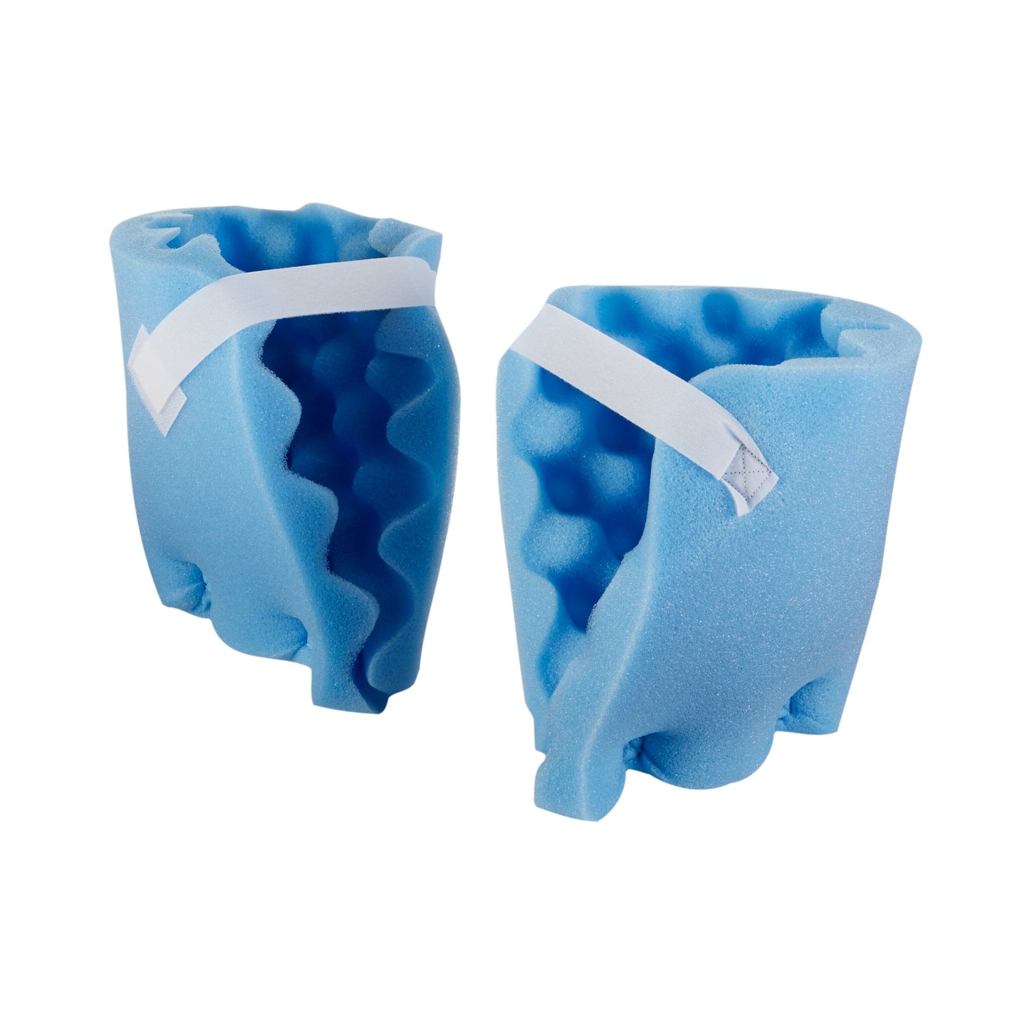 McKesson Heel Protection Pads, Convoluted Foam, Blue, Hook and Loop