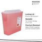 McKesson Prevent® Red Sharps Container, 1.25 Gallon, 10.75 x 10.5 x 4.75 Inch