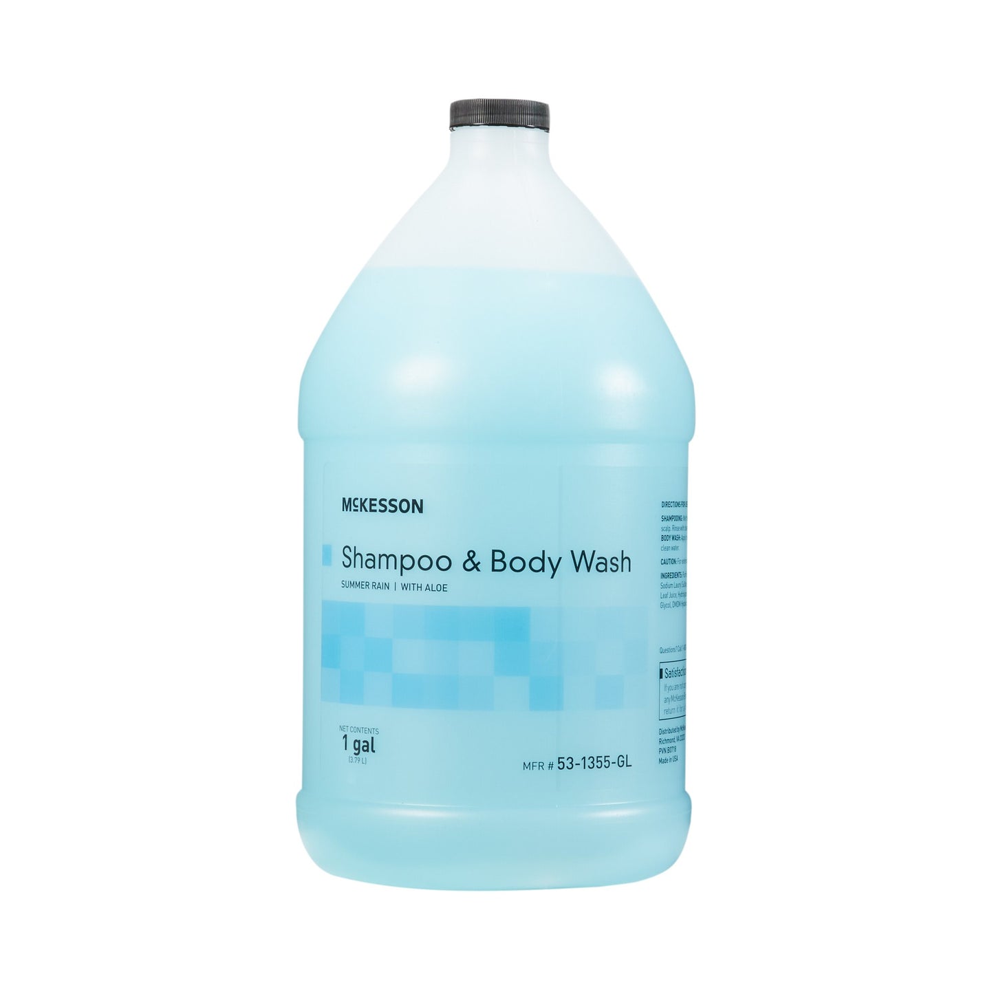 McKesson two-in-one shampoo and Body Wash, Summer Rain Scent, 1 Gallon Jug