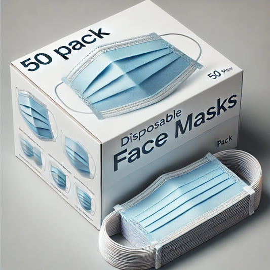 Disposable Face Masks (50-Pack)