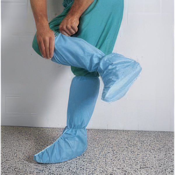 BOOT TYVEK ISOCLEAN PROT STR WHT MED (100/CS)