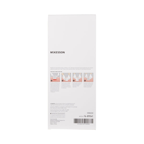 McKesson White Adhesive Dressing, 4 x 10 Inch