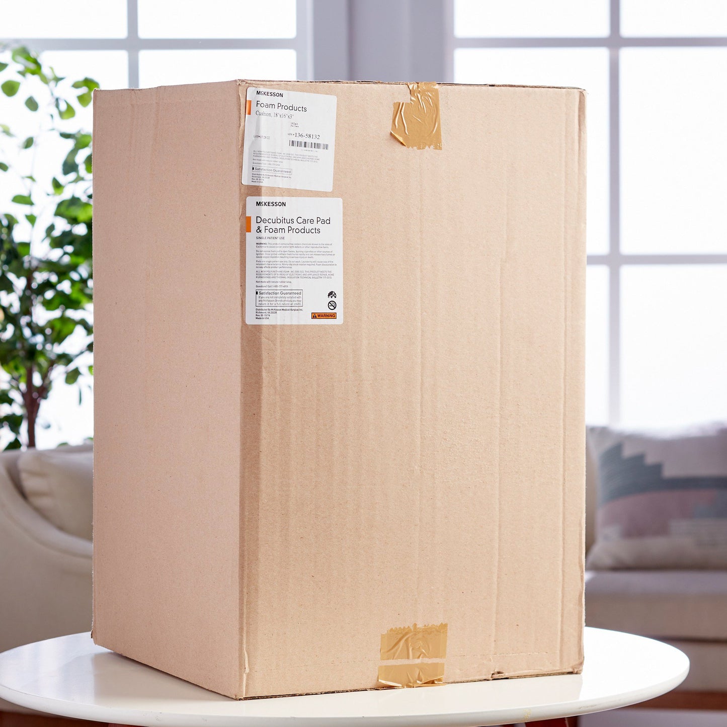 McKesson Seat Cushion, 18 W X 16 D X 3 H Inch