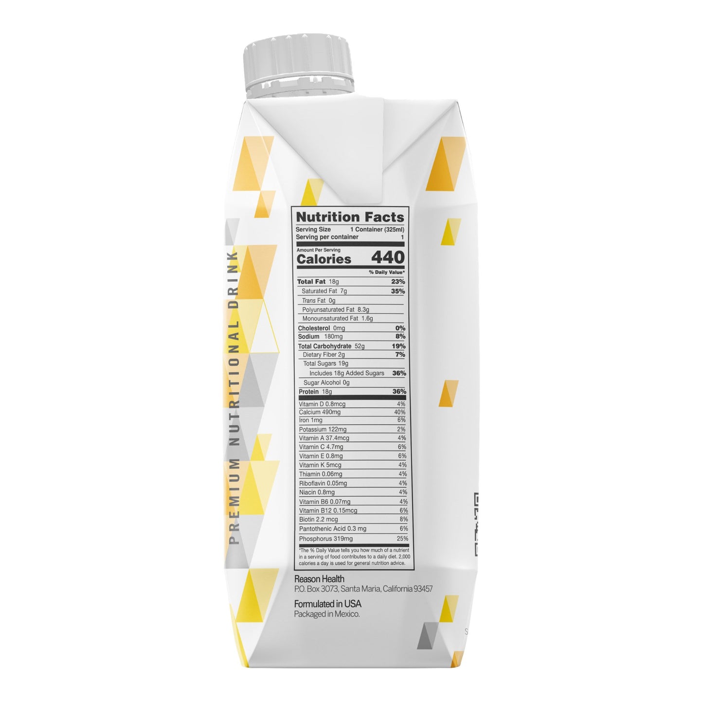 Reason™ Strawberry Premium Nutritional Drink, 11-ounce carton