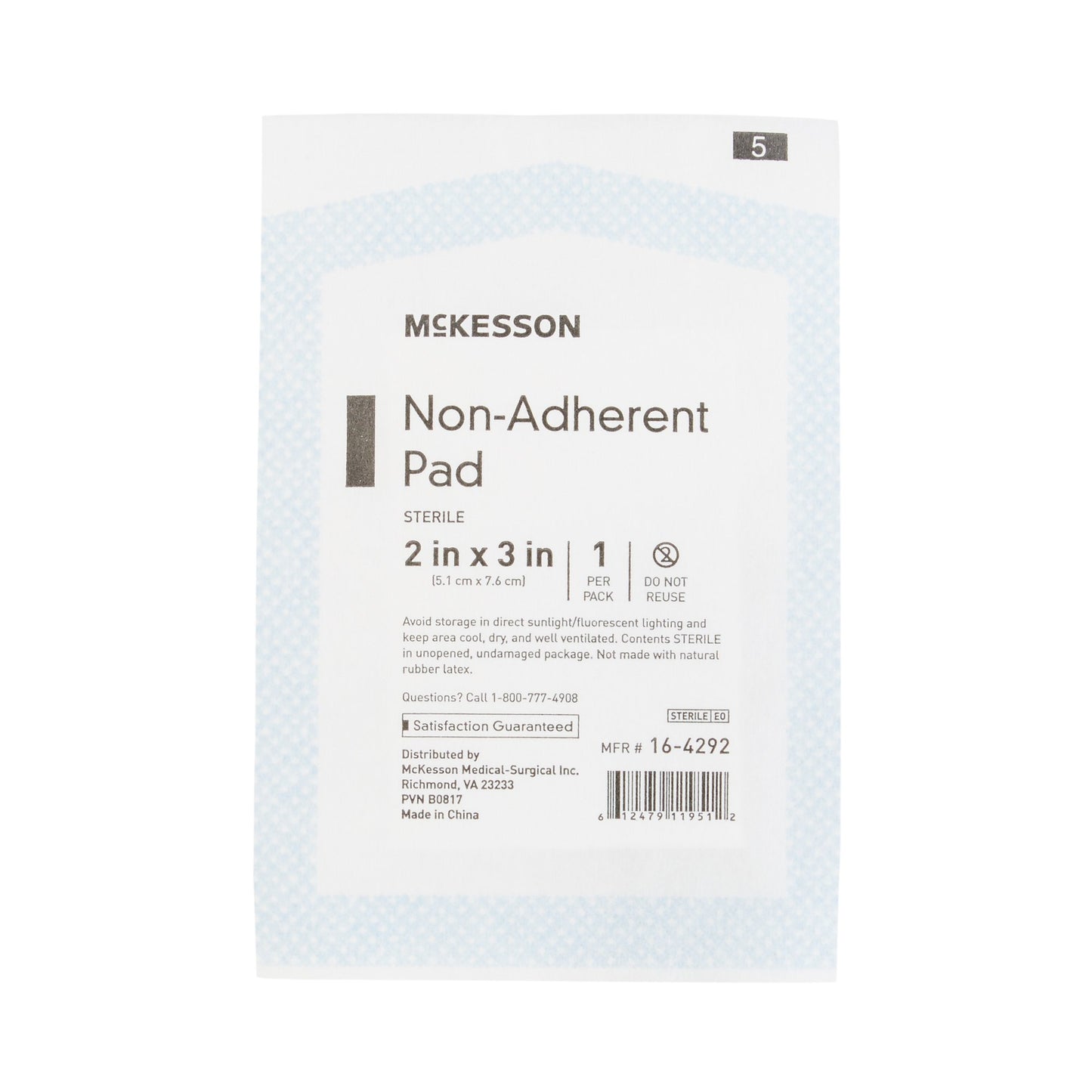 McKesson Nonadherent Dressing, 2 x 3 Inch