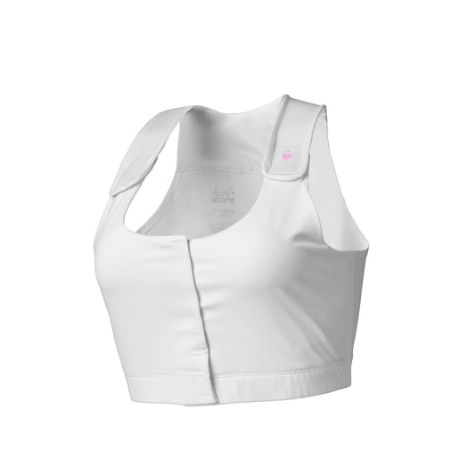Serena Post Surgical Bra, White, X-Small
