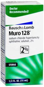 Bausch + Lomb Muro 128® Solution 2%, 0.5-ounce bottle