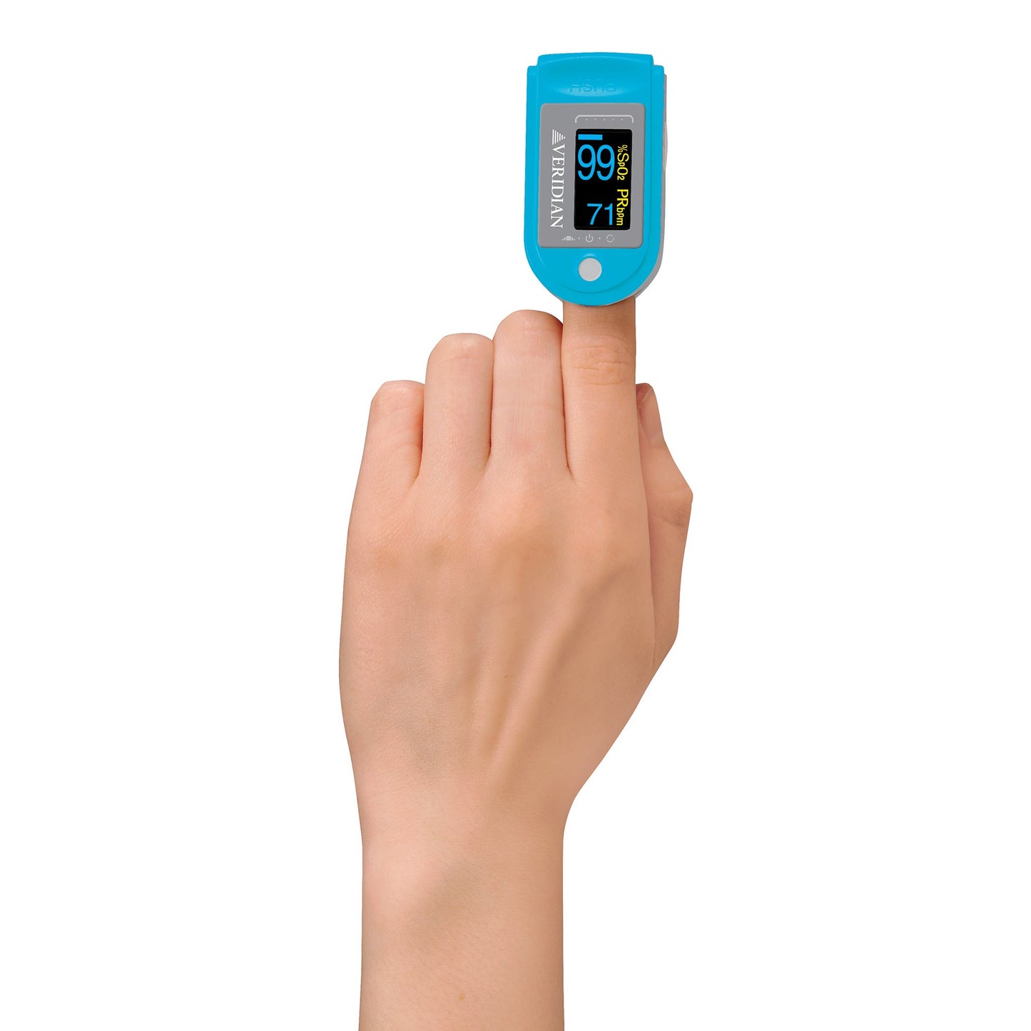 SmartHeart Fingertip Pulse Oximeter for Blood Oxygen Saturation, Deluxe