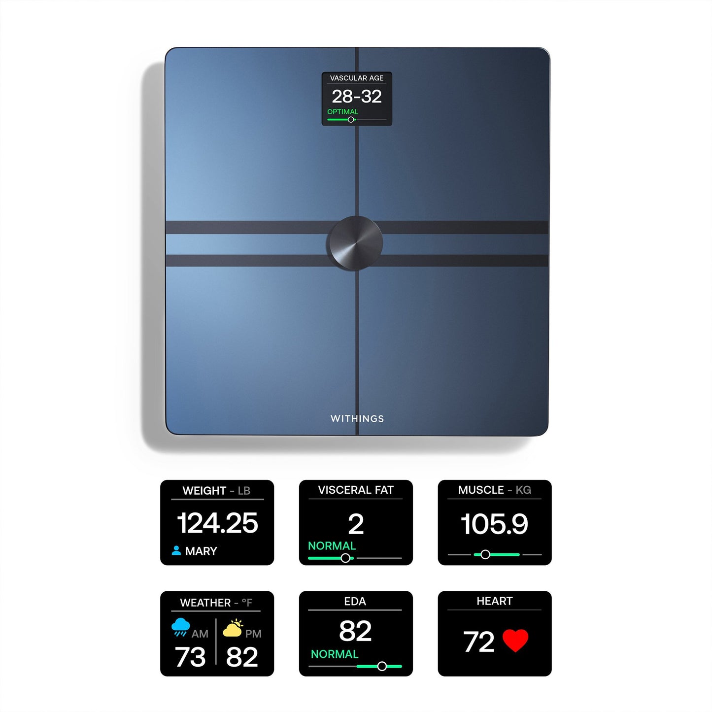 Withings Body Comp Wifi Smart Scale, Black