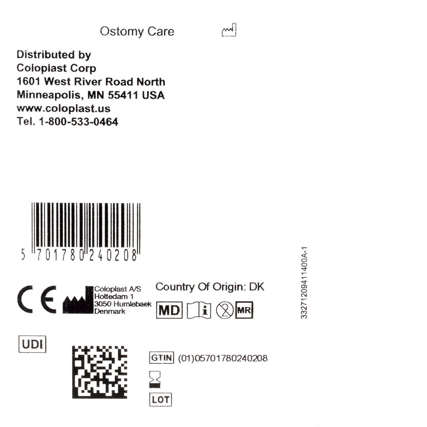 F/Ostomy Pouch Brava 1 9/16" (10/Bx)