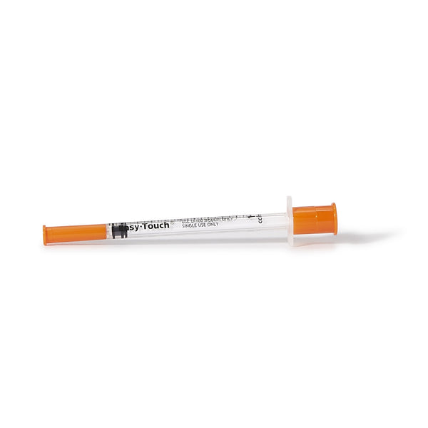 EasyTouch™ Standard Insulin 1cc Syringe with Needle, 29 Gauge, 1/2 Inch Length
