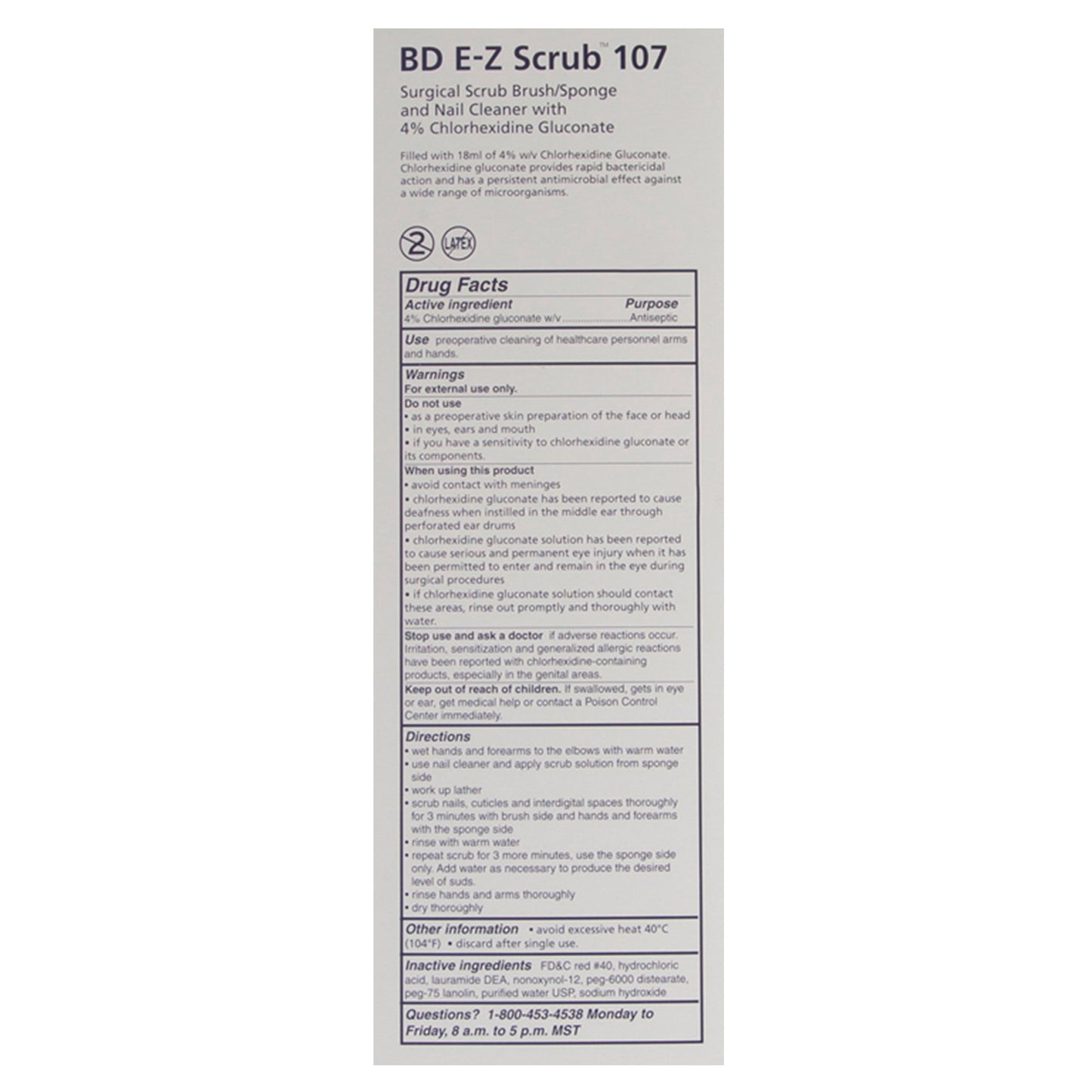 E-Z Scrub™ Red Impregnated Scrub Brush