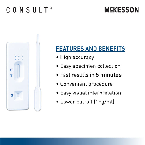 McKesson Consult® Over-the-Counter Test Kit for At-Home Use, Fentanyl