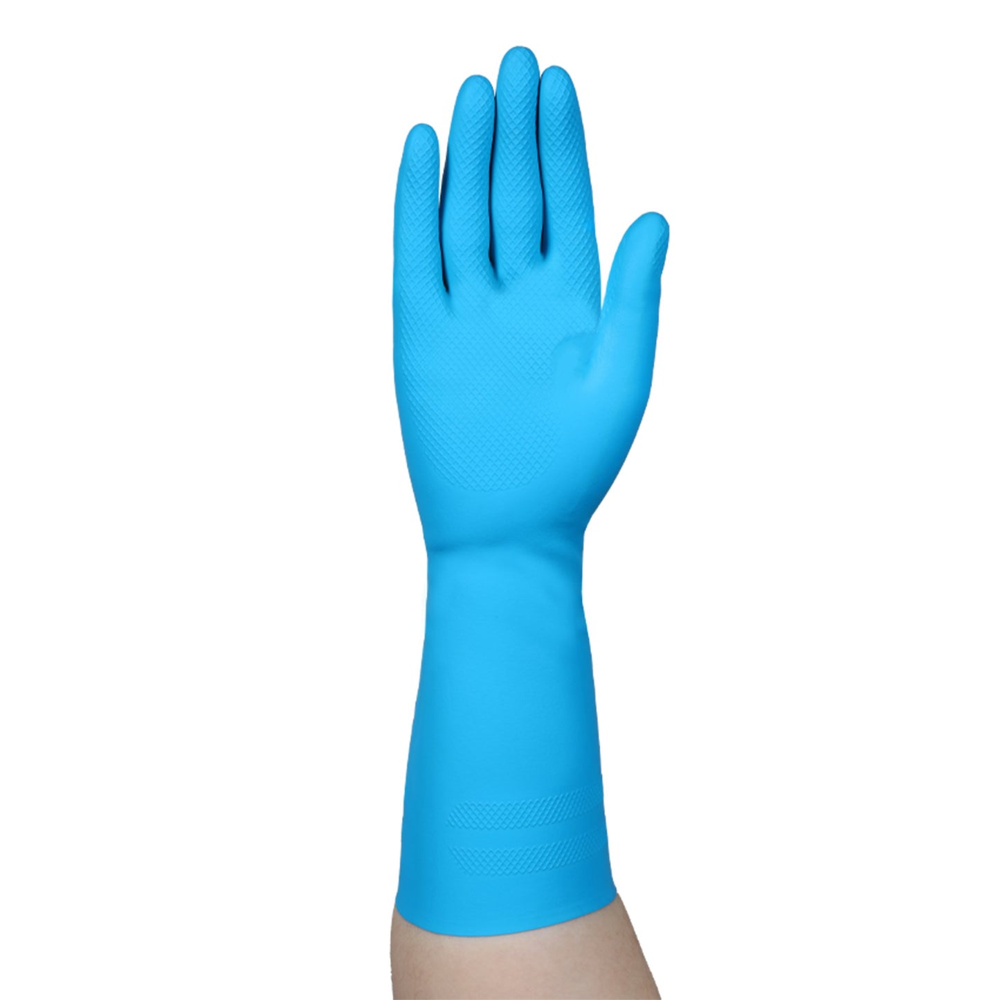 Ansell Latex/Nitrile Utility Glove, Small, Blue