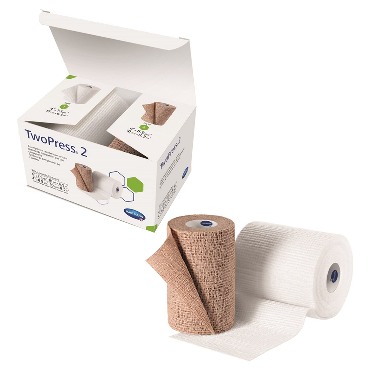 TwoPress® 2 Self-adherent Closure Two-Layer Compression Bandage System