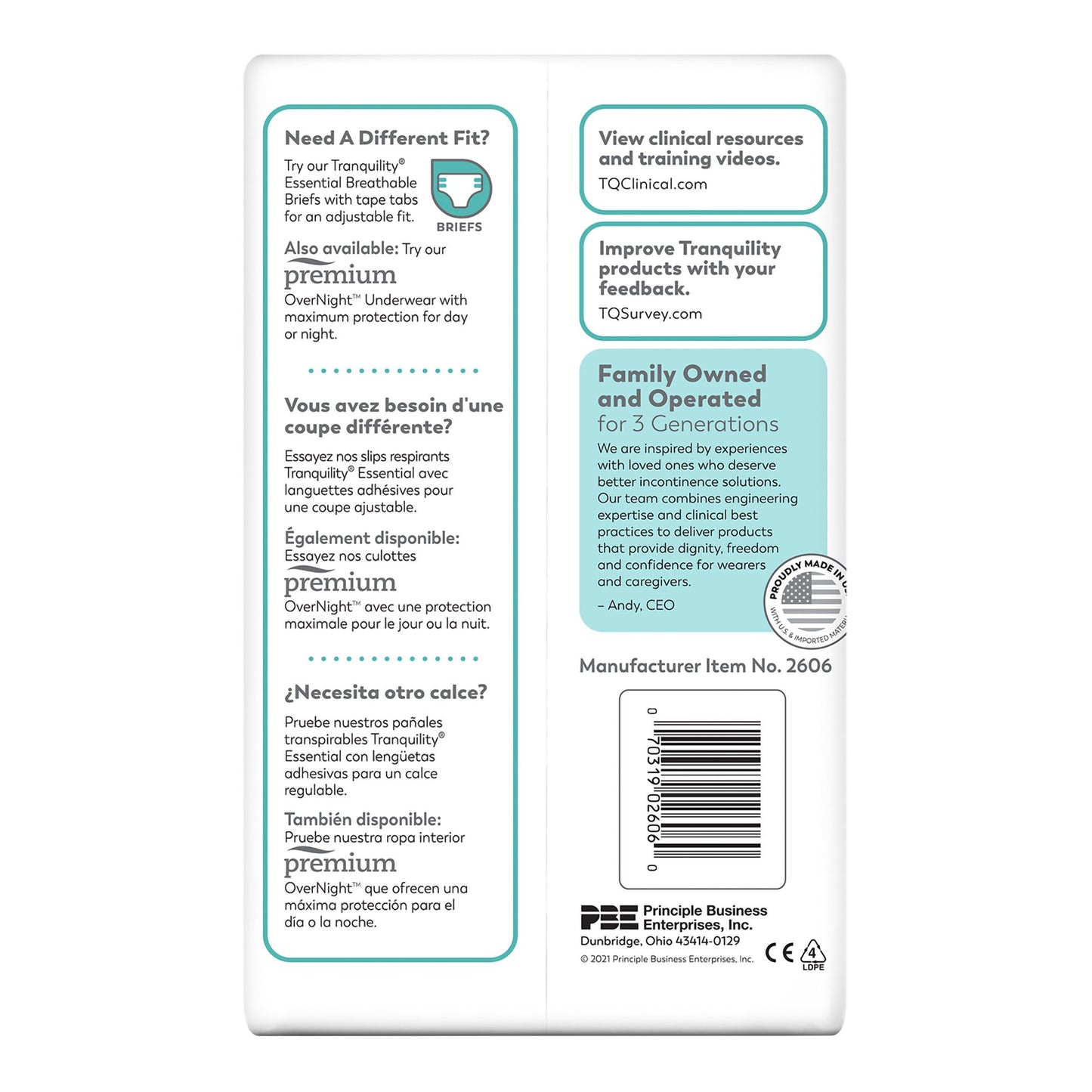 Select® Heavy Protection Absorbent Underwear, Large