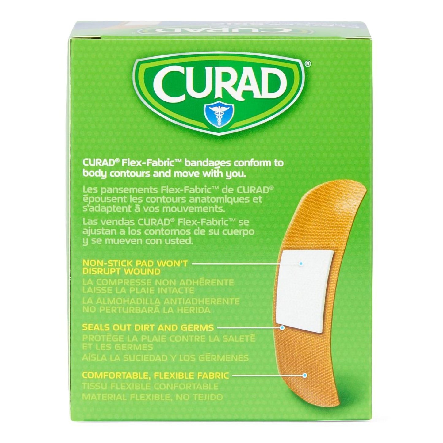 Comfort Cloth® Tan Adhesive Strip, 1 x 3 Inch