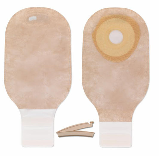 Premier™ One-Piece Transparent Colostomy Pouch, Pre-cut to Fit 35 mm Stoma