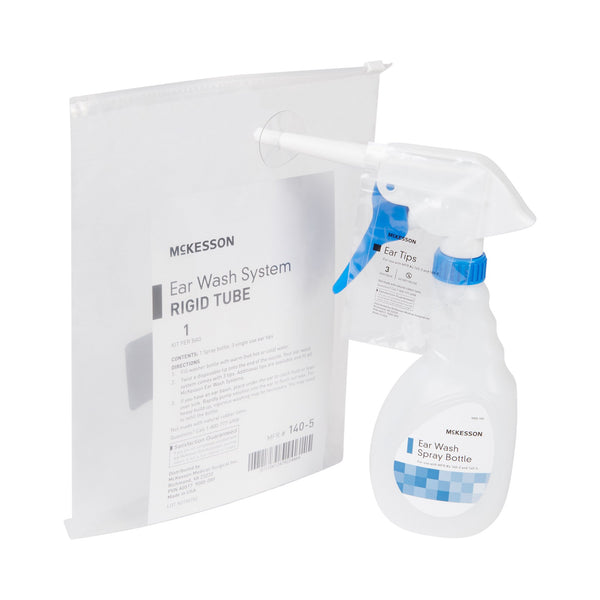 McKesson Ear Wash System with Rigid Tube and Three Eartips