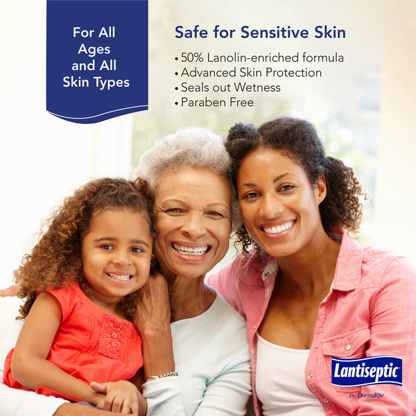 Lantiseptic® Dry Skin Therapy Moisturizer Cream, 4-ounce tube