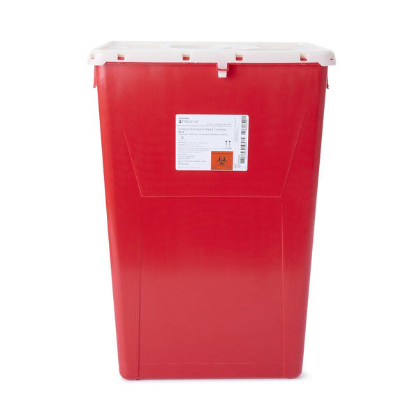 McKesson Prevent® Sharps Container, 18 Gallon, 24-3/5 x 17-3/10 x 13 Inch