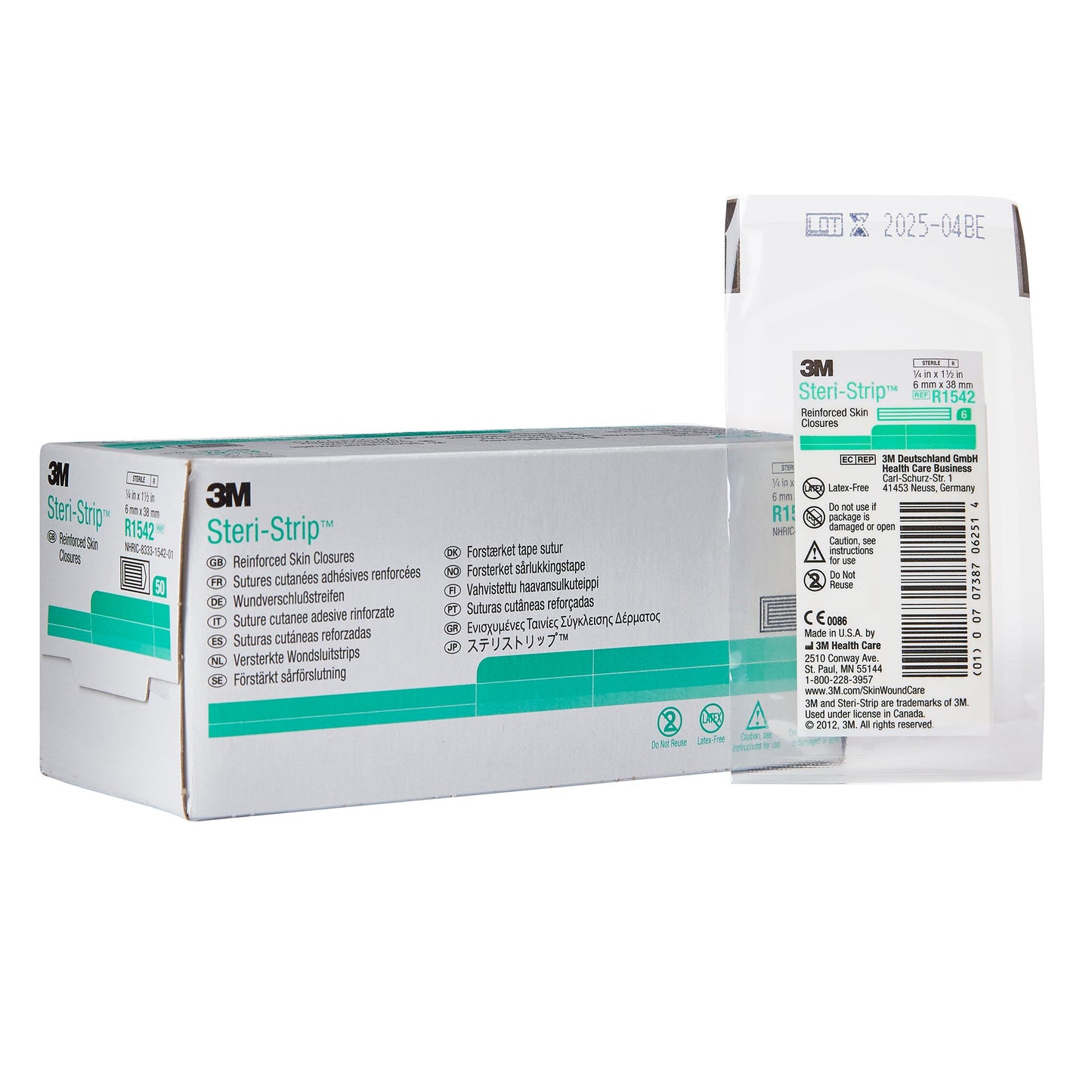 3M™ Steri-Strip™ Skin Closure Strip, 0.25 x 1.5 in.