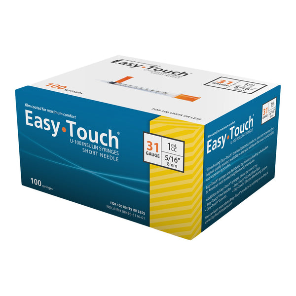 EASY TOUCH 1CC 31GX5/16" (100/BX 5BX/CS)