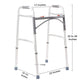 McKesson Aluminum Folding Walker, 32 – 39 Inch Height