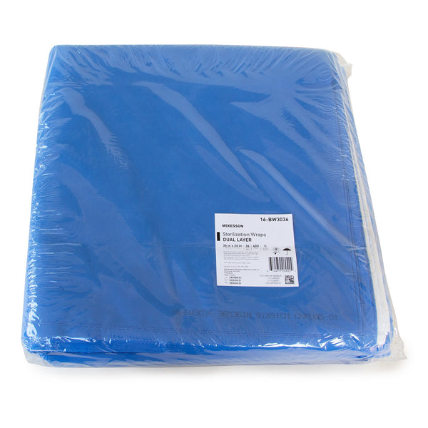 McKesson Sterilization Wrap, 36 x 36 Inch, Grade 400