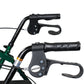 McKesson Folding Aluminum Four-Wheel Rollator, Green
