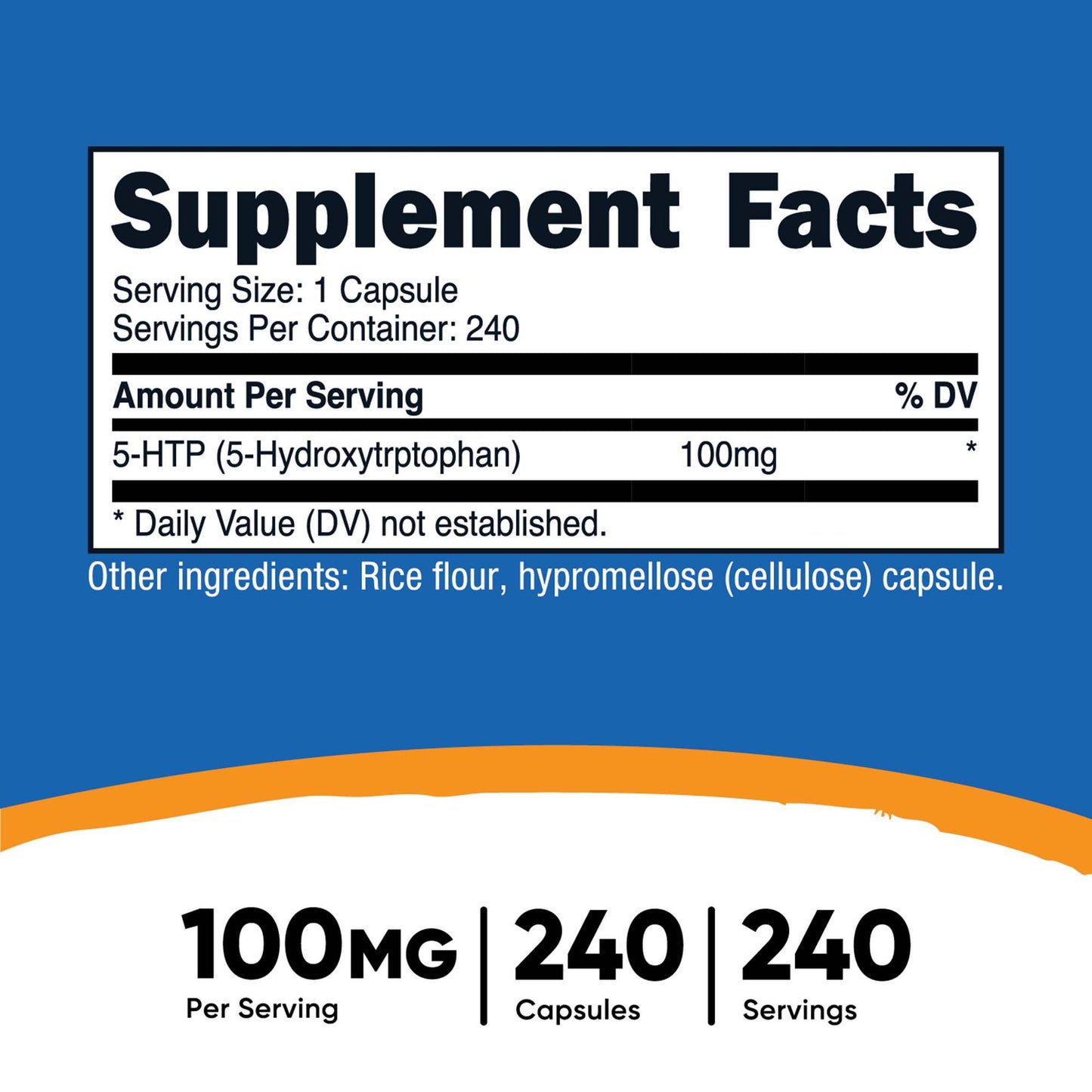 Cap 5-Htp 100Mg (240/Bt 12Bt/Cs)