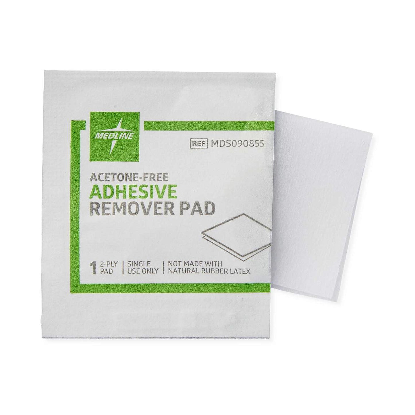 Medline® Adhesive Remover, 1¼ x 1½ Inch Wipe
