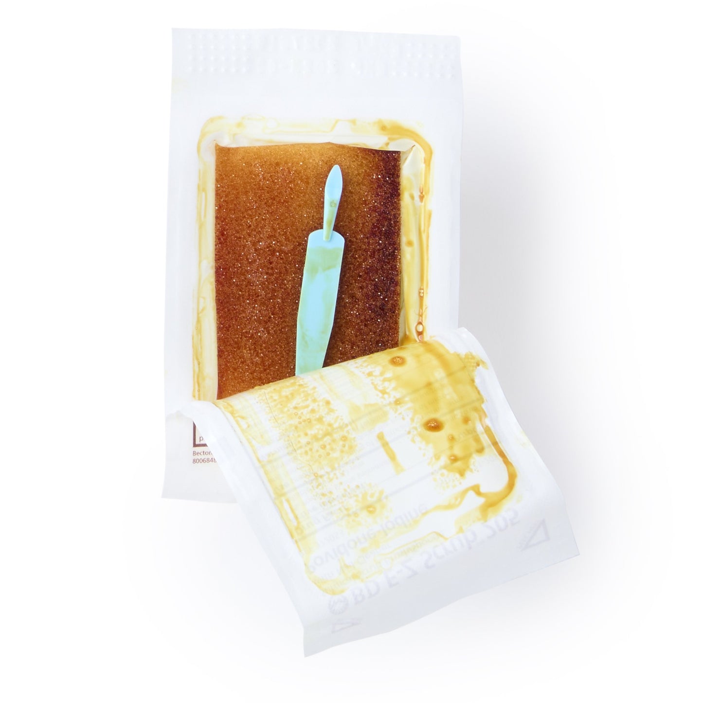 E-Z Scrub™ Povidone Iodine Impregnated Brush, Brown