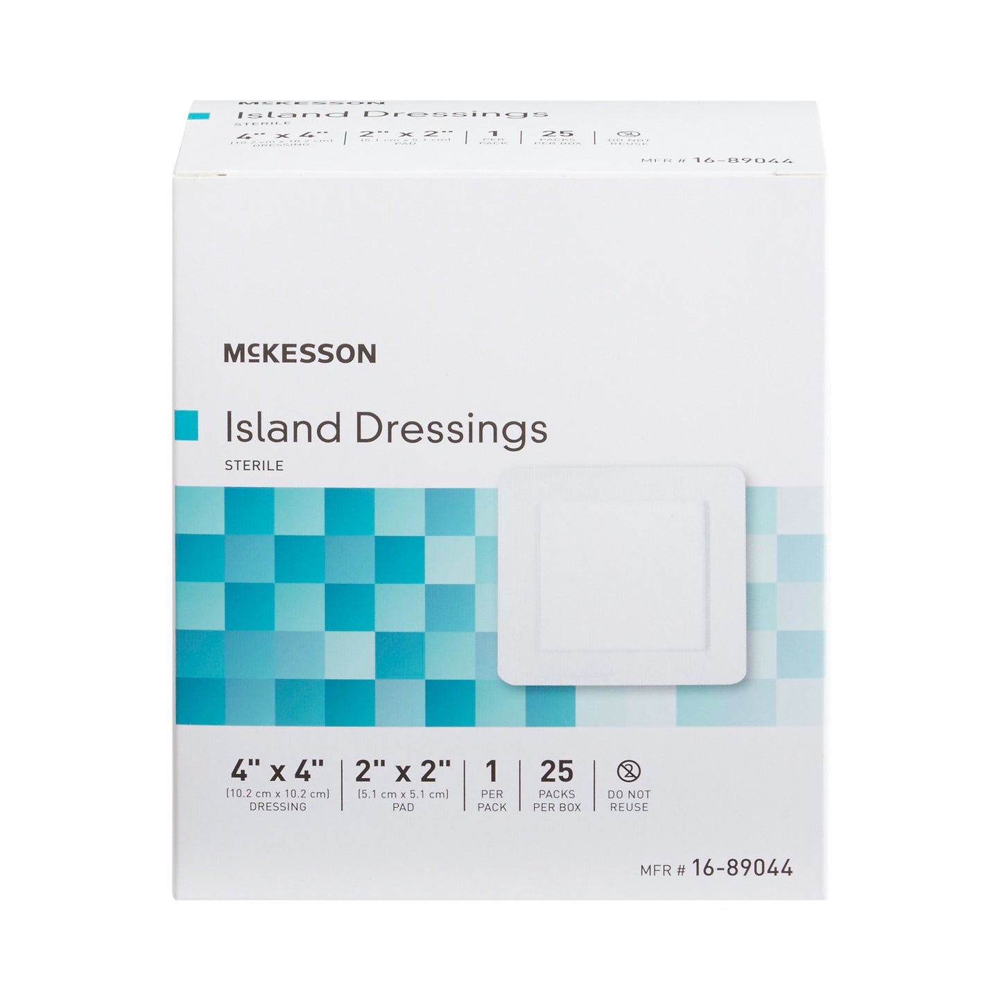 McKesson Adhesive Dressing, 4 x 4 Inch