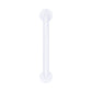 McKesson Wall Grab Bar, White Steel, 12-Inch Length