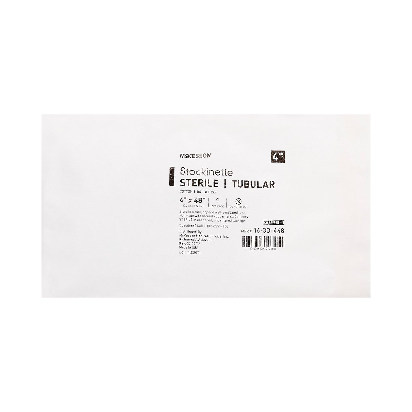 McKesson Beige Cotton Tubular Stockinette, 4 x 48 Inch