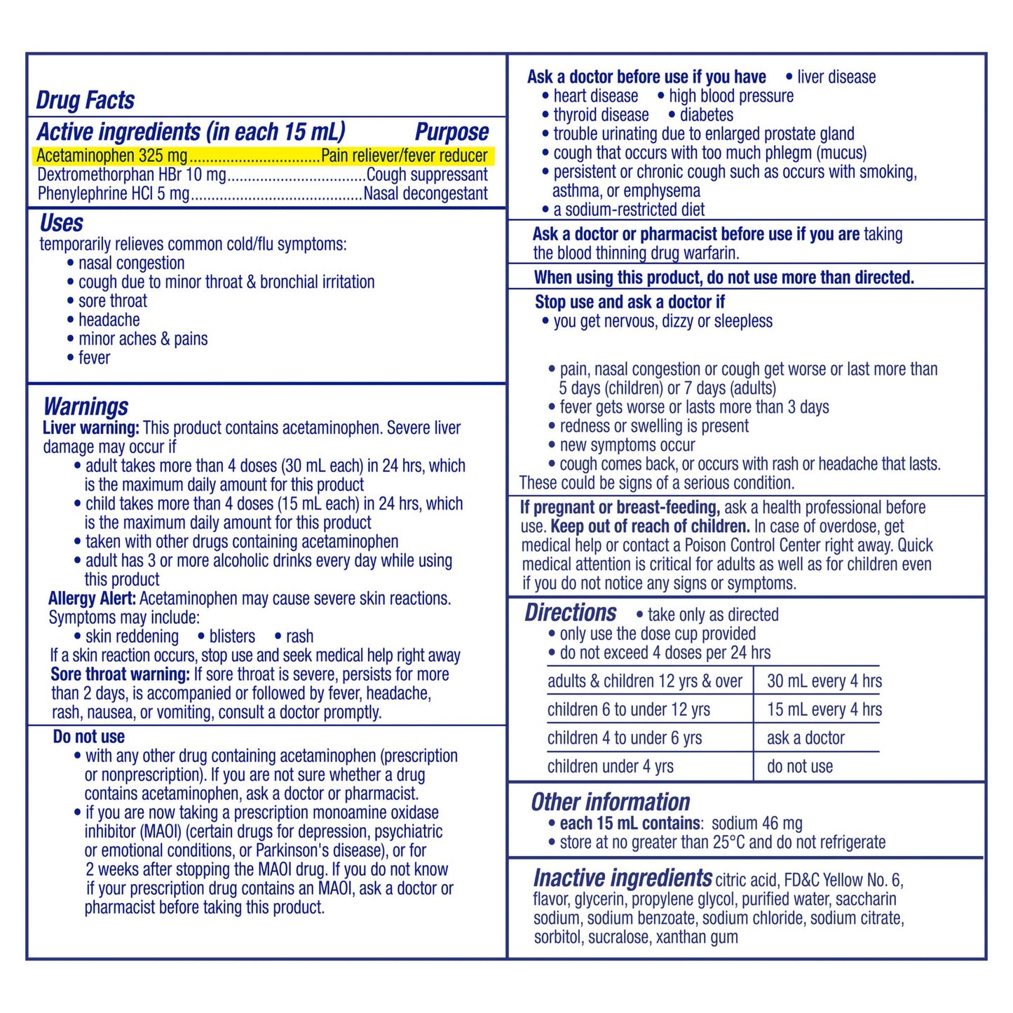 DayQuil Cold & Flu Liquid